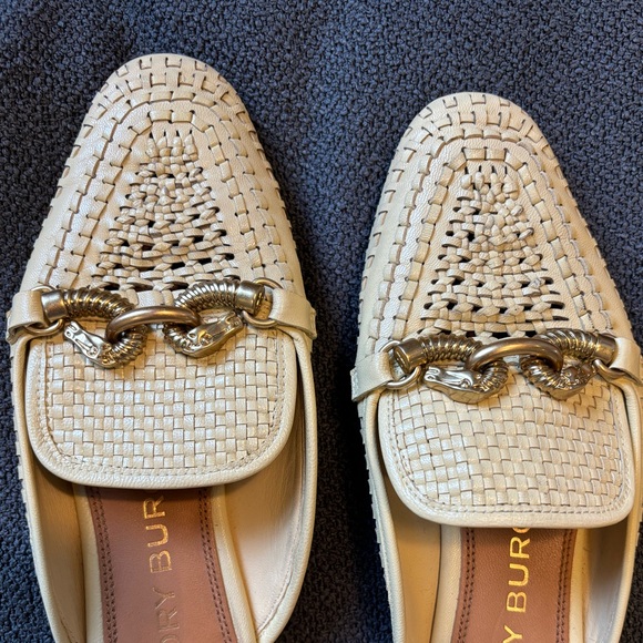 Tory Burch Jessa Backless Loafers in Sweet Corn Size 6.5 - Picture 7 of 8
